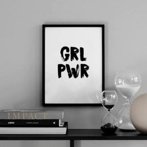 Girl Power Art Print 5 x 7